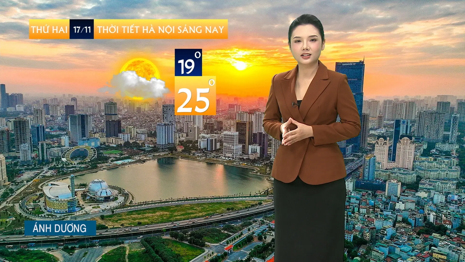 Dự báo thời tiết trưa | 17/11/2025